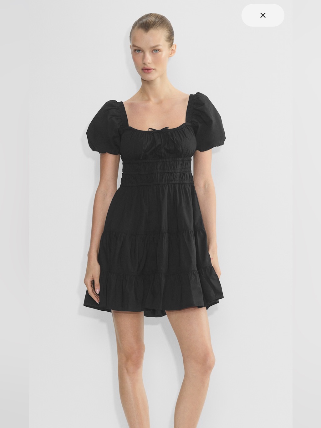Aritzia Martine Poplin Short Sleeve Dress